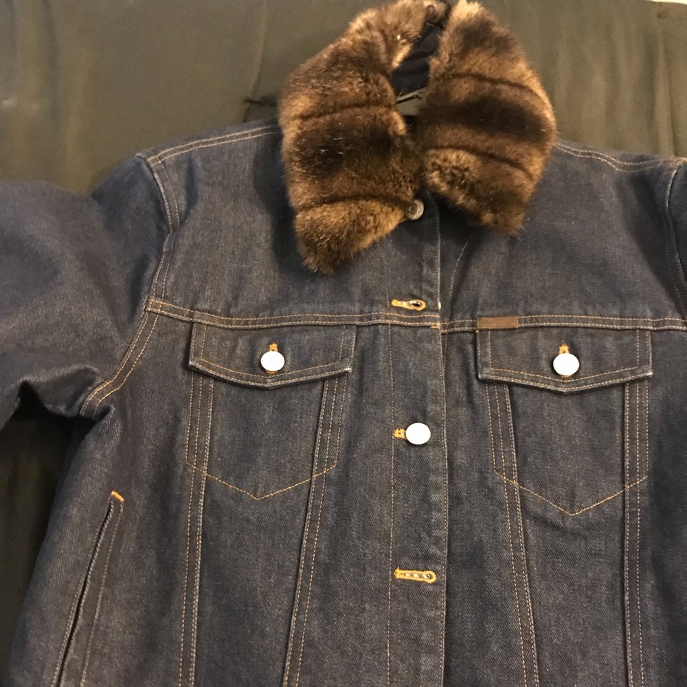 Ralph Lauren Faux Fur Women’s Jean Jacket